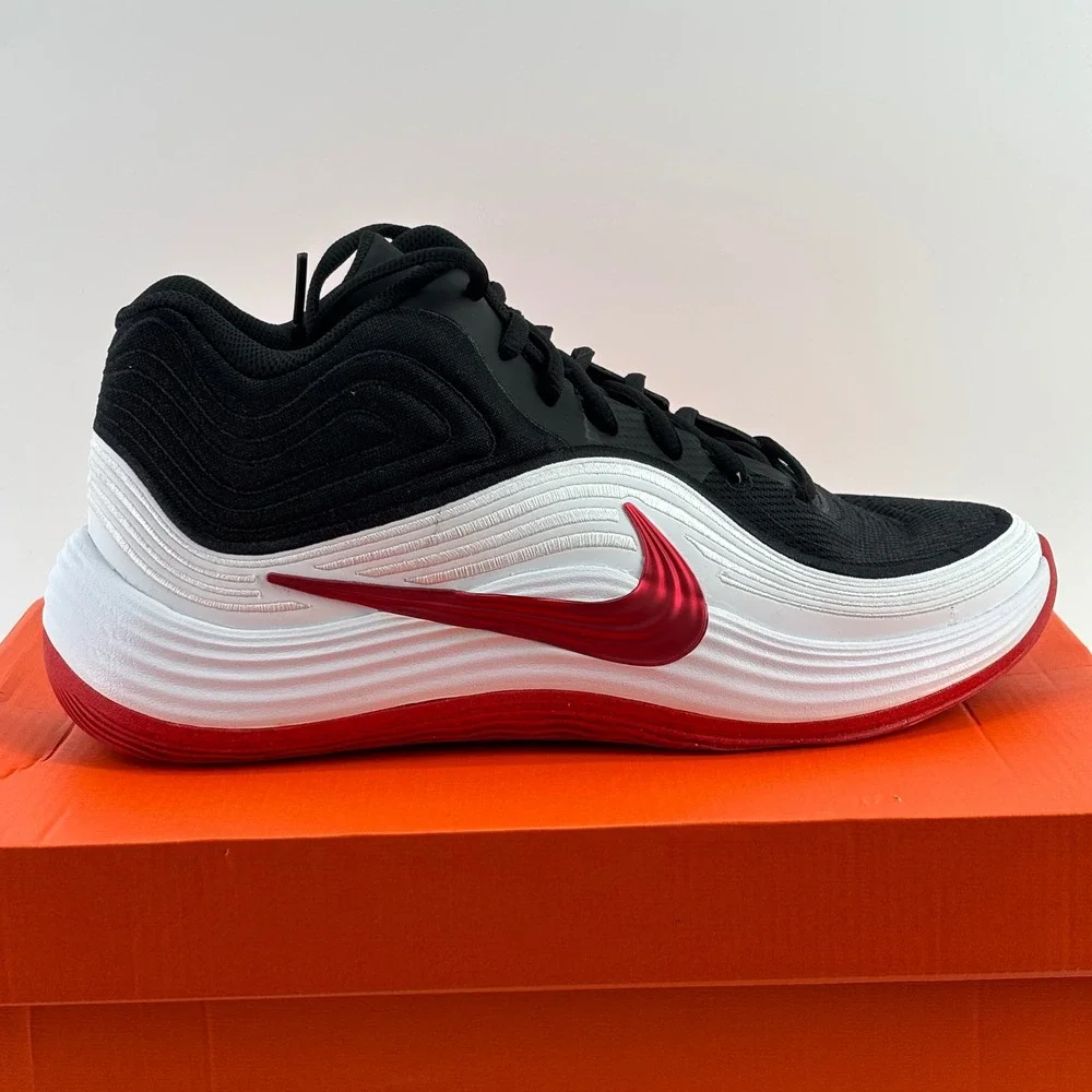 Nike Precision 8 Mid Mens 8.5 Womens 10 Black Red IH1105-003 Basketball Sneakers